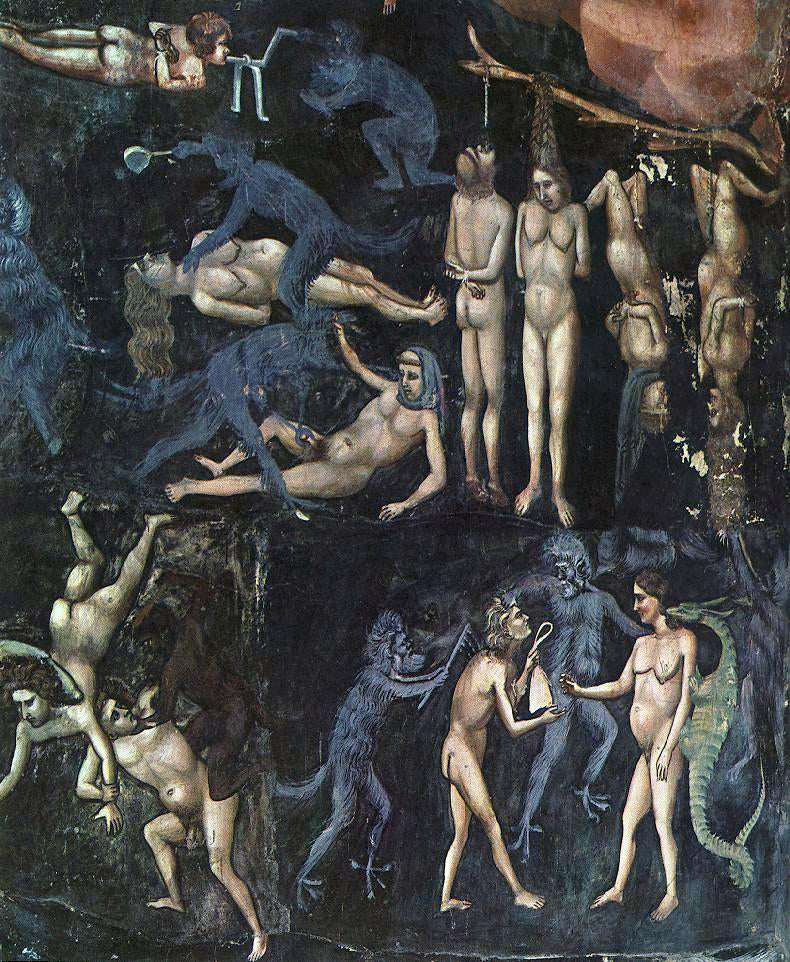 Giotto Di Bondone Last Judgment (detail 16) (Cappella Scrovegni (Arena Chapel), Padua) - Hand Painted Oil Painting