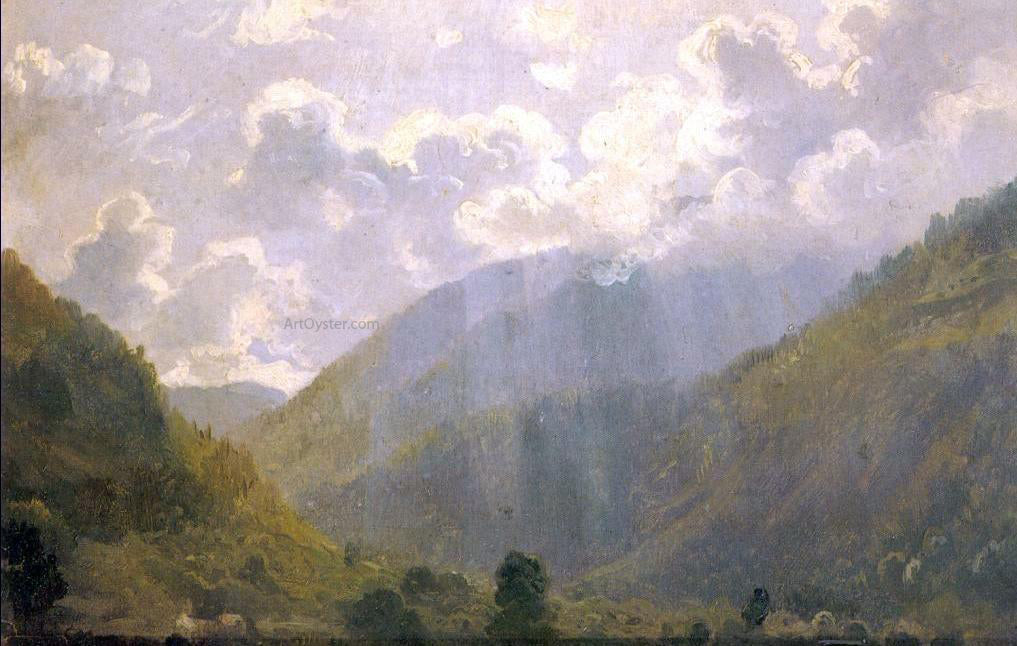Ivan Ivanovich Shishkin Last sun rays (etude) - Hand Painted Oil Painting
