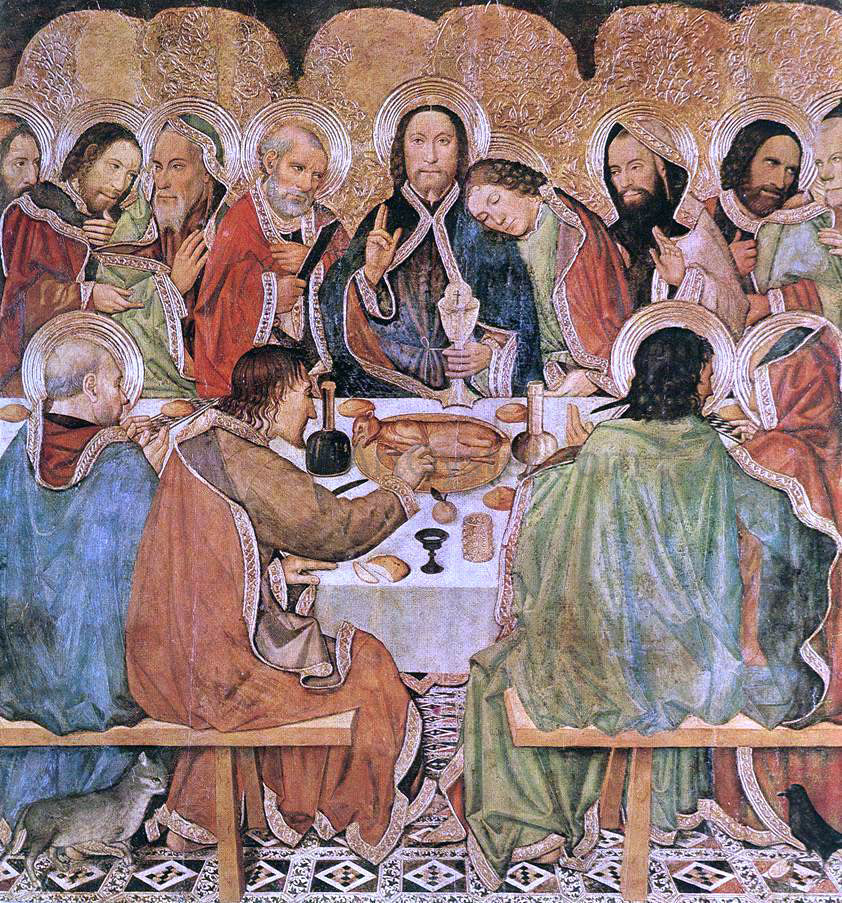  Jaume Huguet Last Supper - Hand Painted Oil Painting