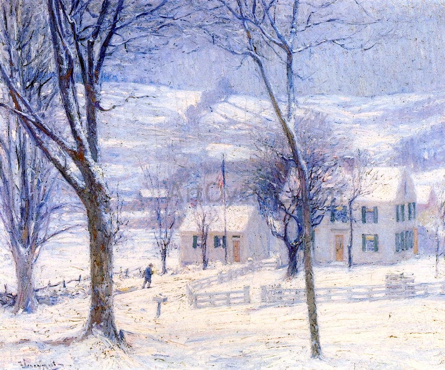 Robert Vonnoh Late for School - Hand Painted Oil Painting