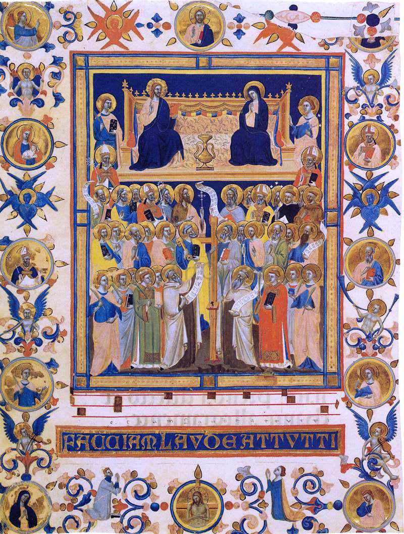 Master Dominican Effigies Laudario of the Compagnia di Sant'Agnese - Hand Painted Oil Painting