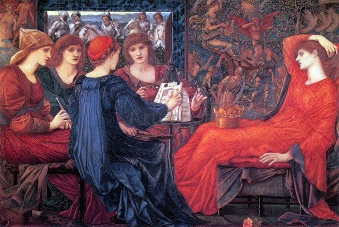 Sir Edward Burne-Jones Laus Veneris - Hand Painted Oil Painting