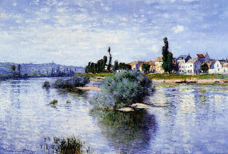 Claude Oscar Monet Lavacourt - Hand Painted Oil Painting