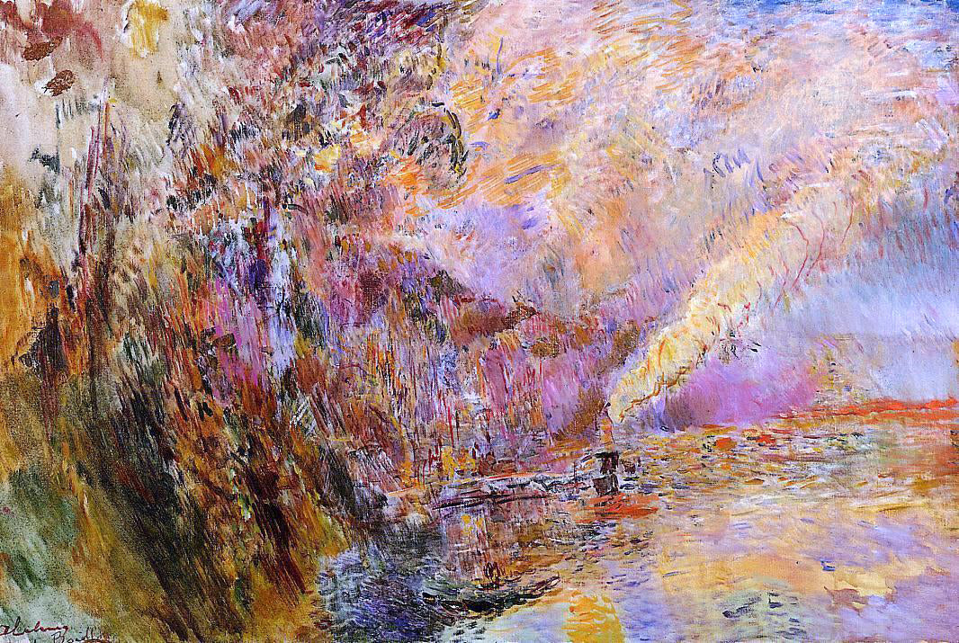 Albert Lebourg Le Bouille, Effet Tres Colore - Hand Painted Oil Painting