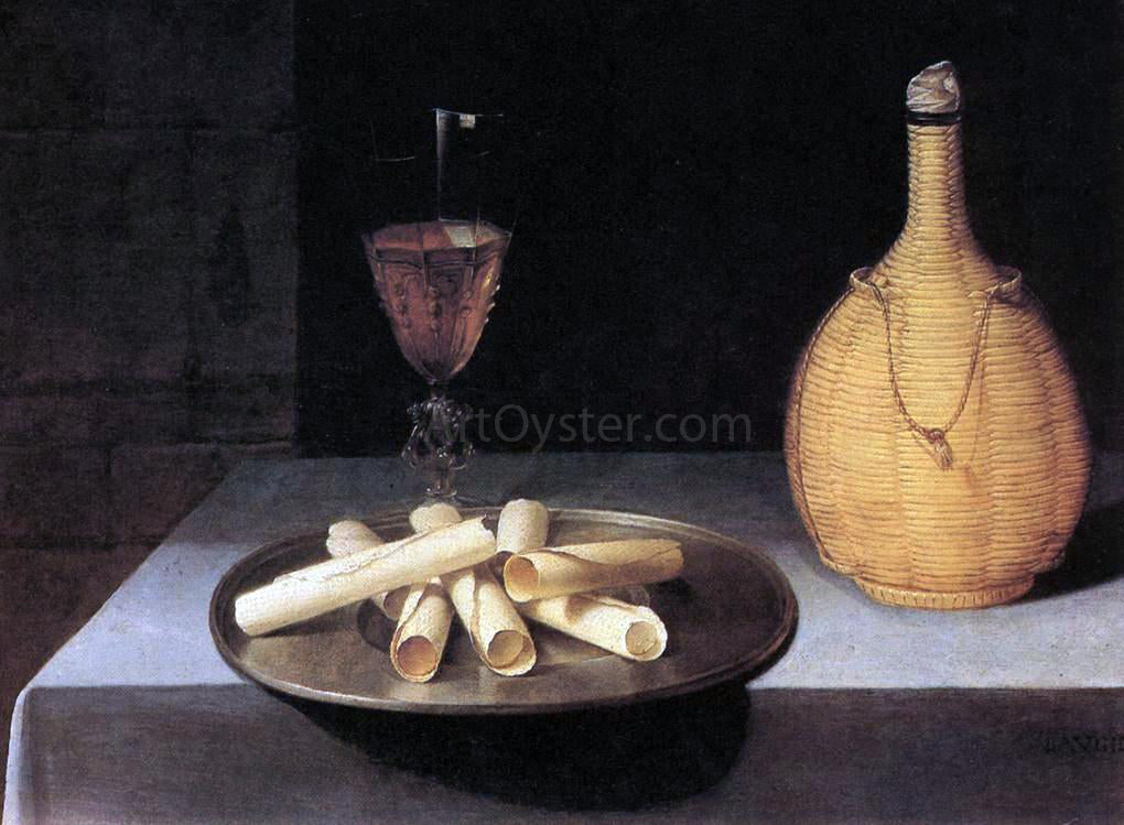 Lubin Baugin Le Dessert de Gaufrettes - Hand Painted Oil Painting