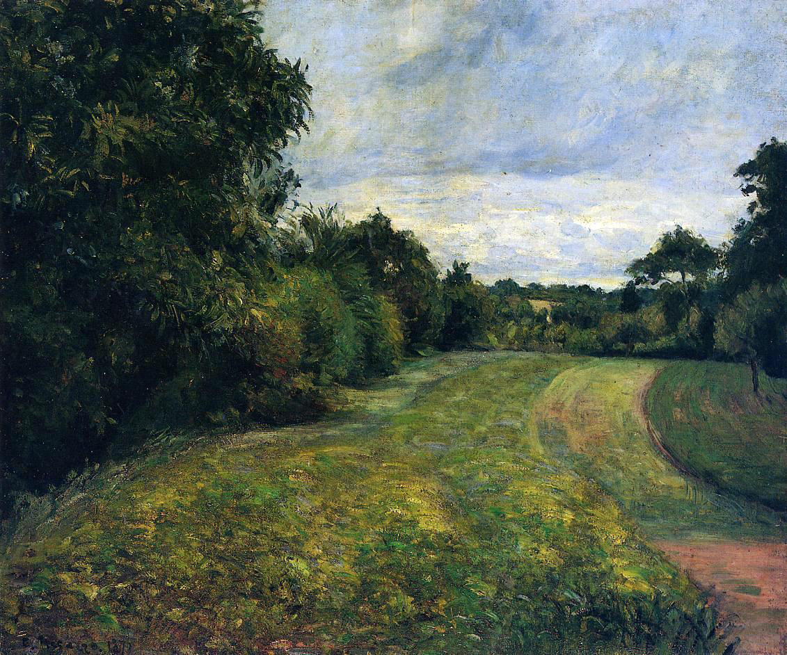 Camille Pissarro Le Fond de St. Antoine, Pontoise - Hand Painted Oil Painting