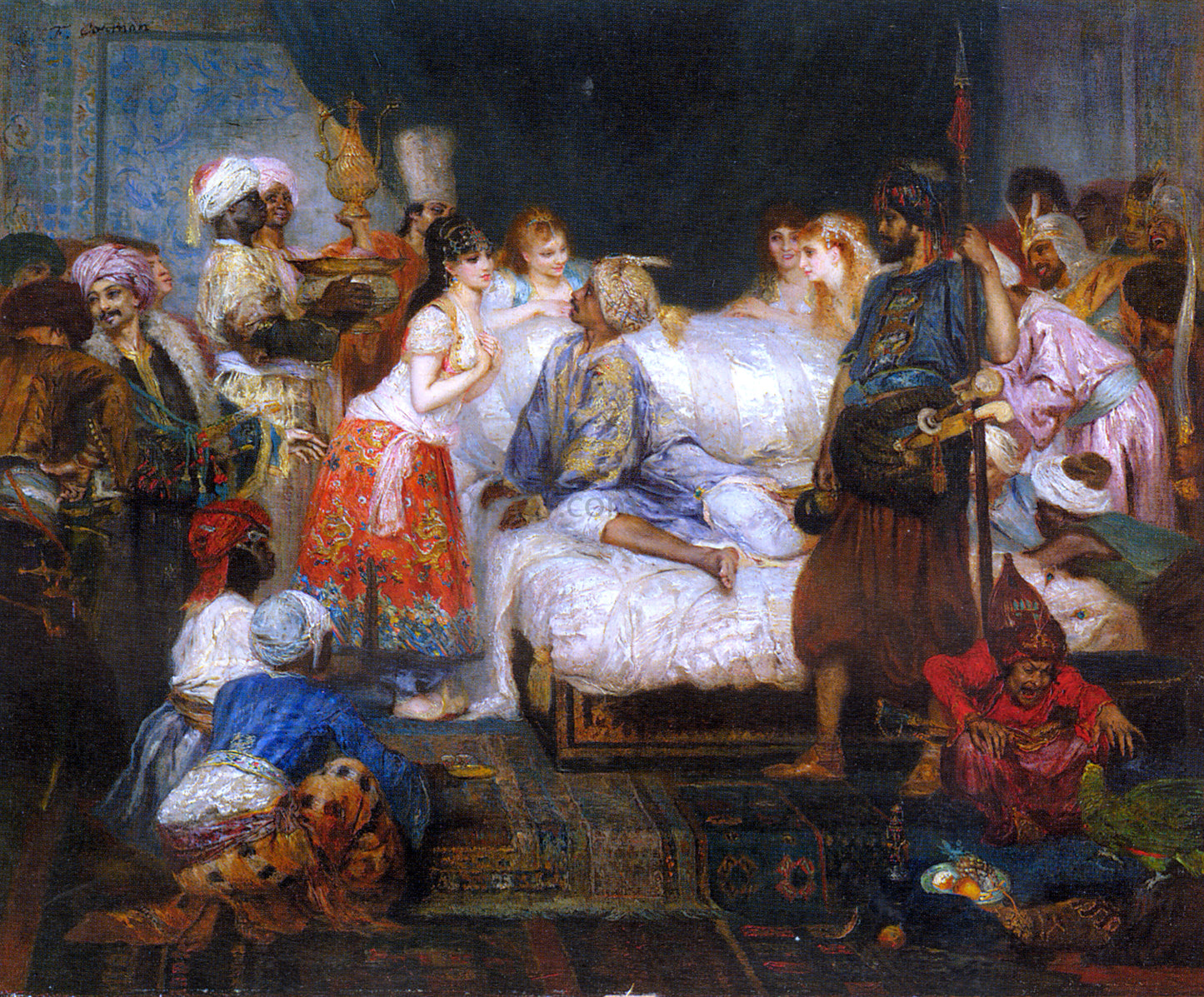 Fernand-Anne Piestre Cormon Le Harem - Hand Painted Oil Painting