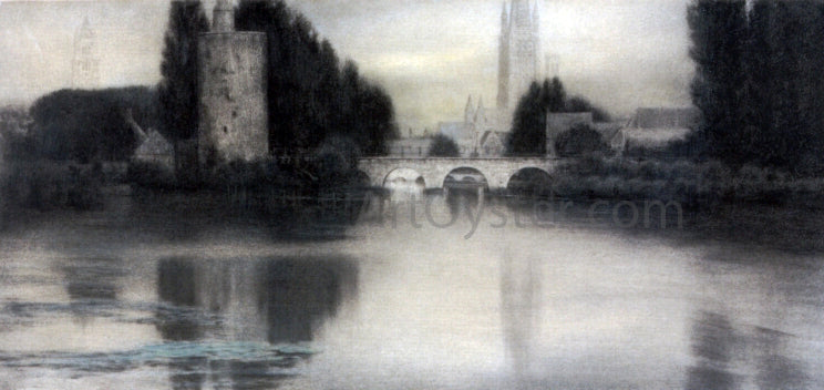 Fernand Khnopff Le Lac D'Amour, Bruges - Hand Painted Oil Painting