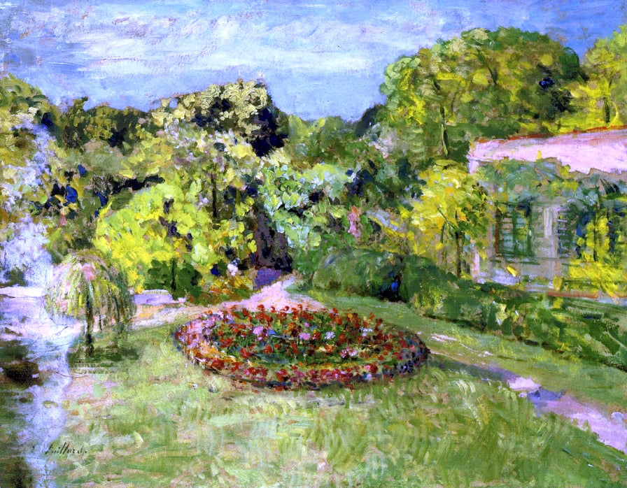 Edouard Vuillard Le Massif pres la Maison - Hand Painted Oil Painting
