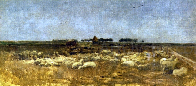 Charles Francois Daubigny Le Parc a Moutons - Hand Painted Oil Painting