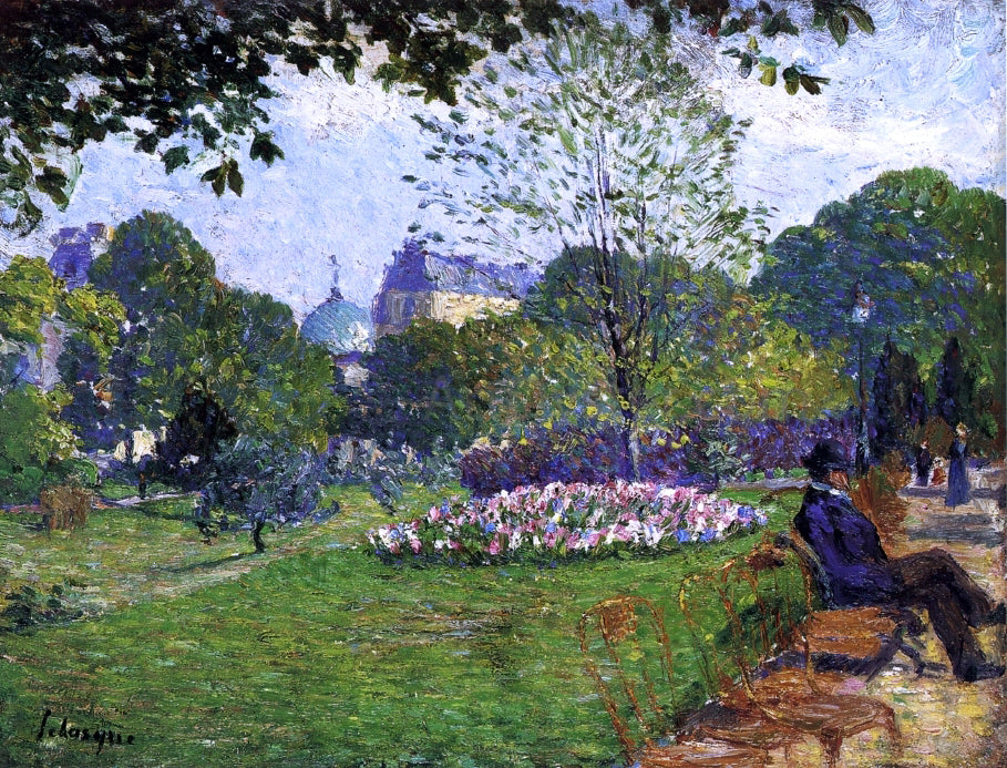 Henri Lebasque Le Parc de Saint-Cloud - Hand Painted Oil Painting