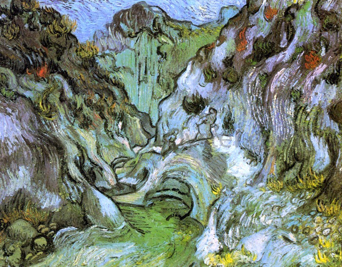 Vincent Van Gogh Le Peiroulets ravine - Hand Painted Oil Painting