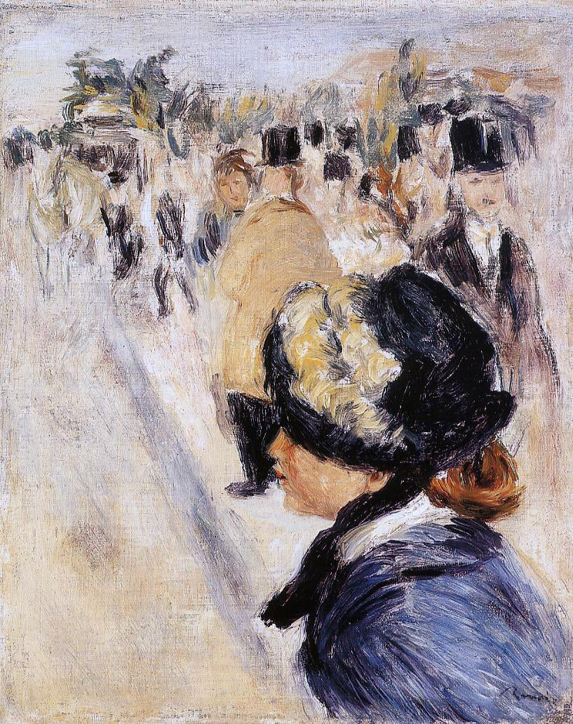 Pierre Auguste Renoir Le Place Clichy - Hand Painted Oil Painting