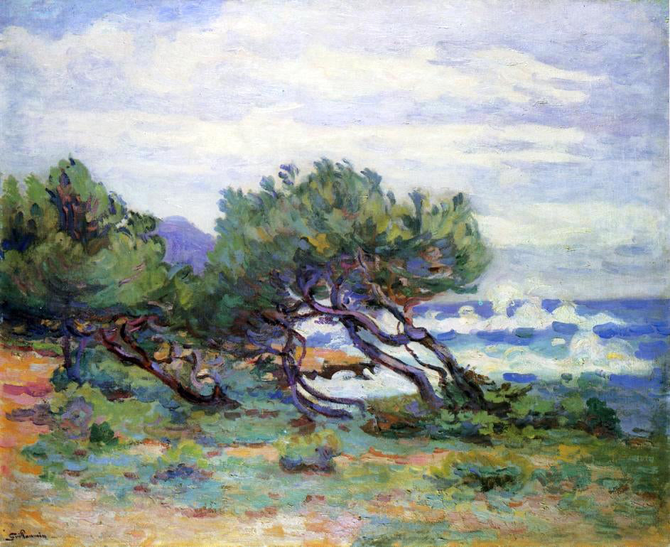 Armand Guillaumin Le Pointe du Lou Gaou, Storm, Brisk Wind - Hand Painted Oil Painting