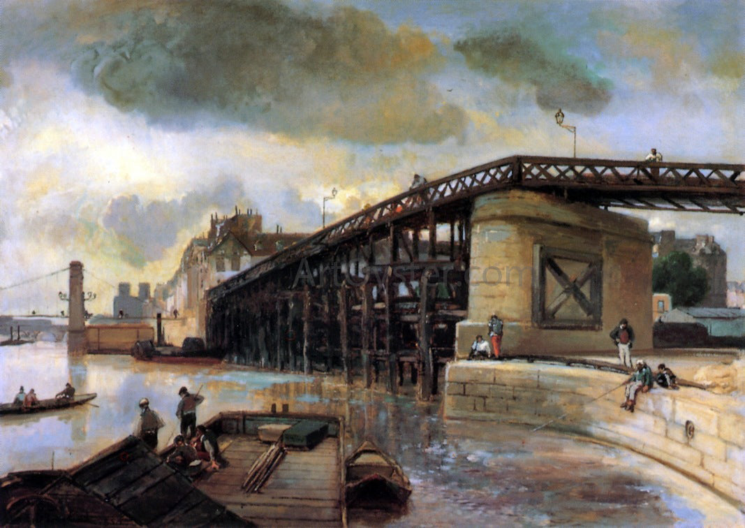  Johan Barthold Jongkind Le Pont de l'Estacade - Hand Painted Oil Painting