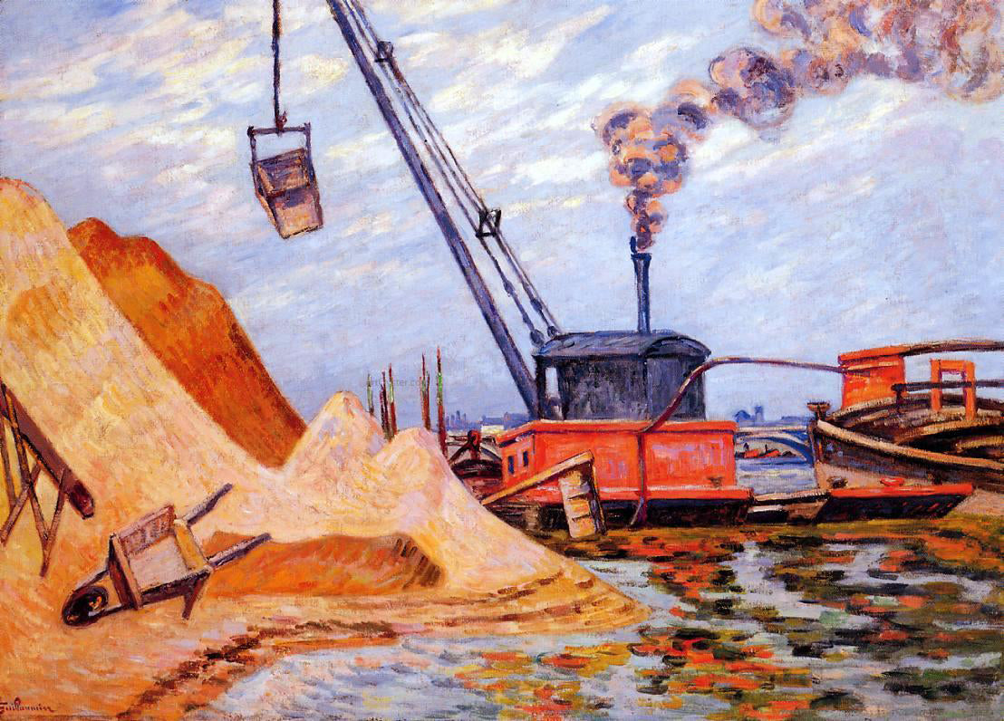 Armand Guillaumin Le Quai d'Austerlitz - Hand Painted Oil Painting