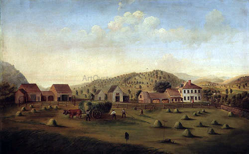 Francis Alexander Leete Farm, West Claremont, New Hampshire - Hand Painted Oil Painting