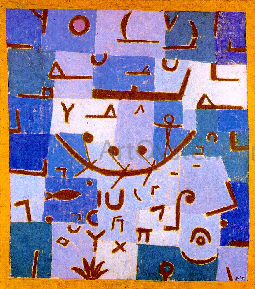 Paul Klee Legend of the Nile - Hand Painted Oil Painting