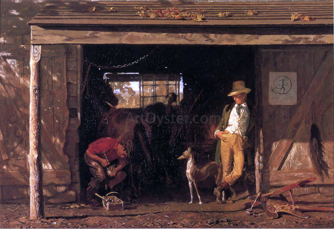 Francis Blackwell Mayer Leisure and Labor - Hand Painted Oil Painting