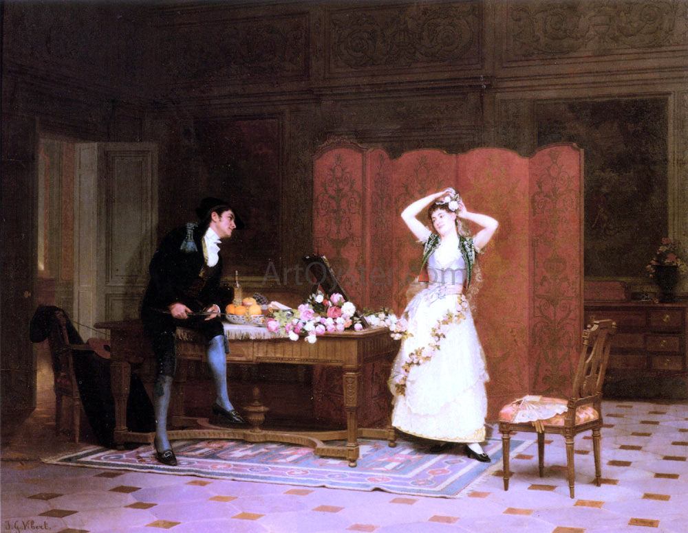Jehan-Georges Vibert Les Apprets - Hand Painted Oil Painting