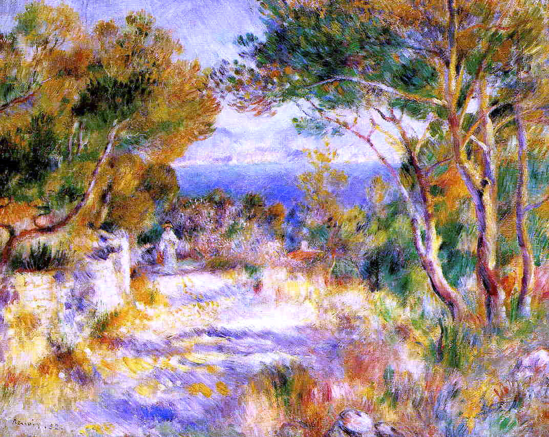 Pierre Auguste Renoir L'Estaque - Hand Painted Oil Painting
