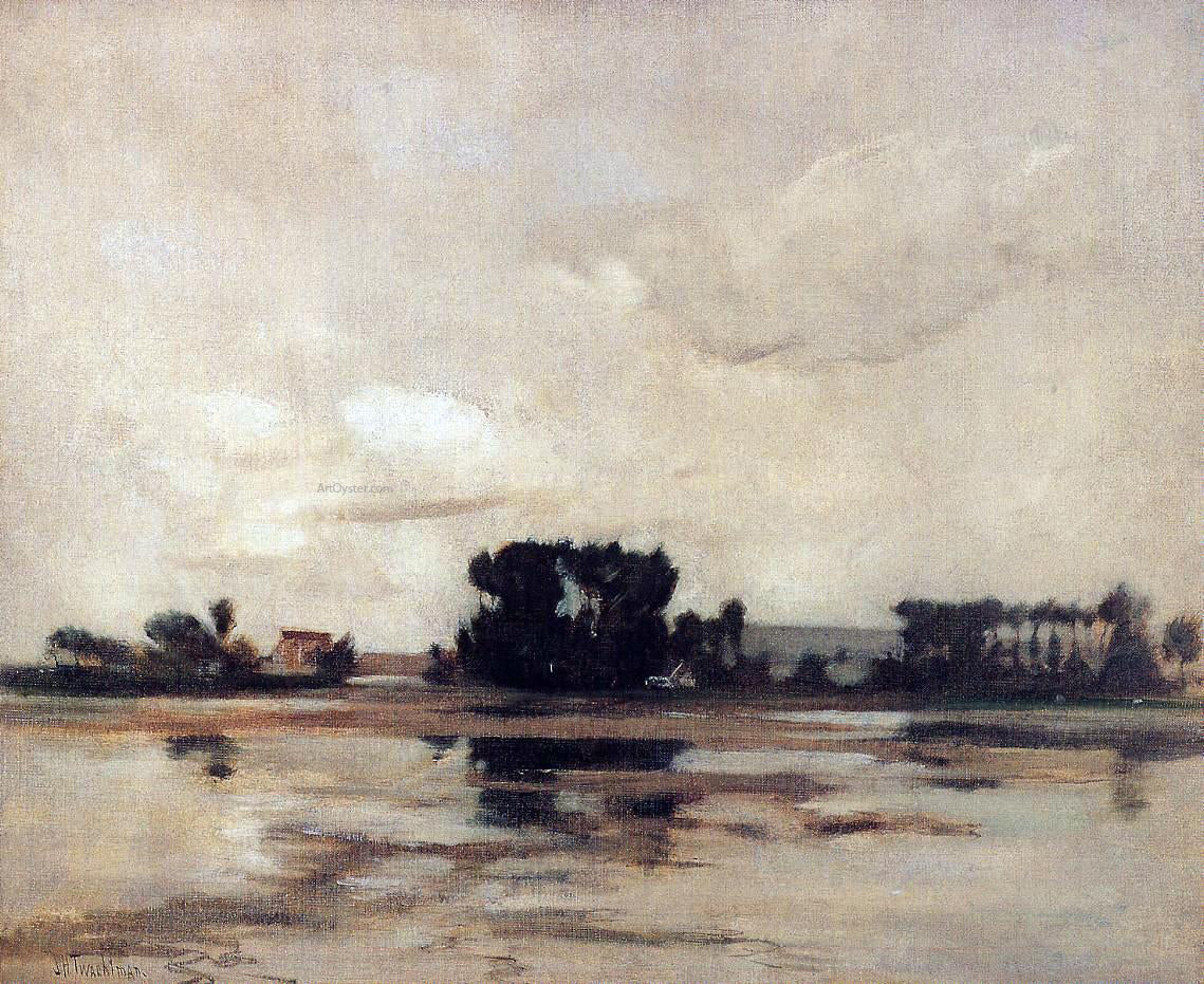 John Twachtman L'Etang (also known as The Pond) - Hand Painted Oil Painting