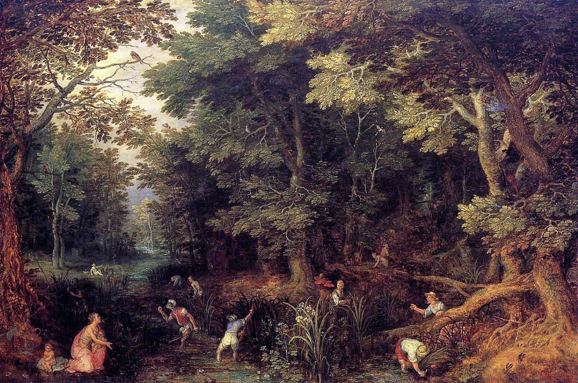 The Elder Jan Bruegel Leto and the Lycean Peasants - Hand Painted Oil Painting