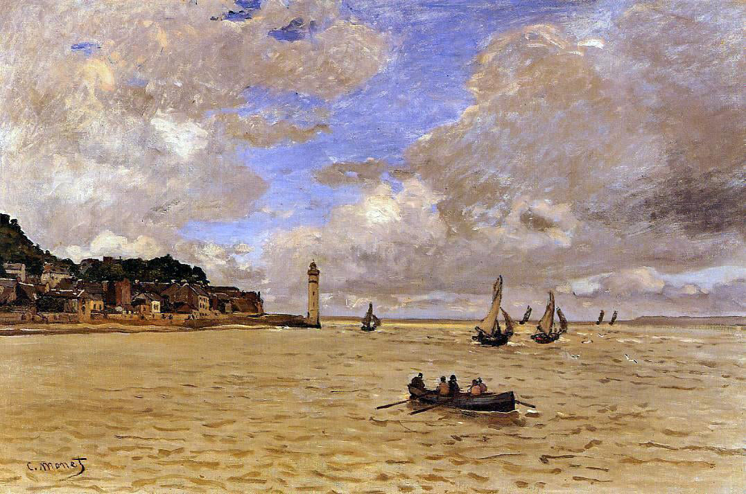 Claude Oscar Monet Lighthouse at the Hospice - Hand Painted Oil Painting