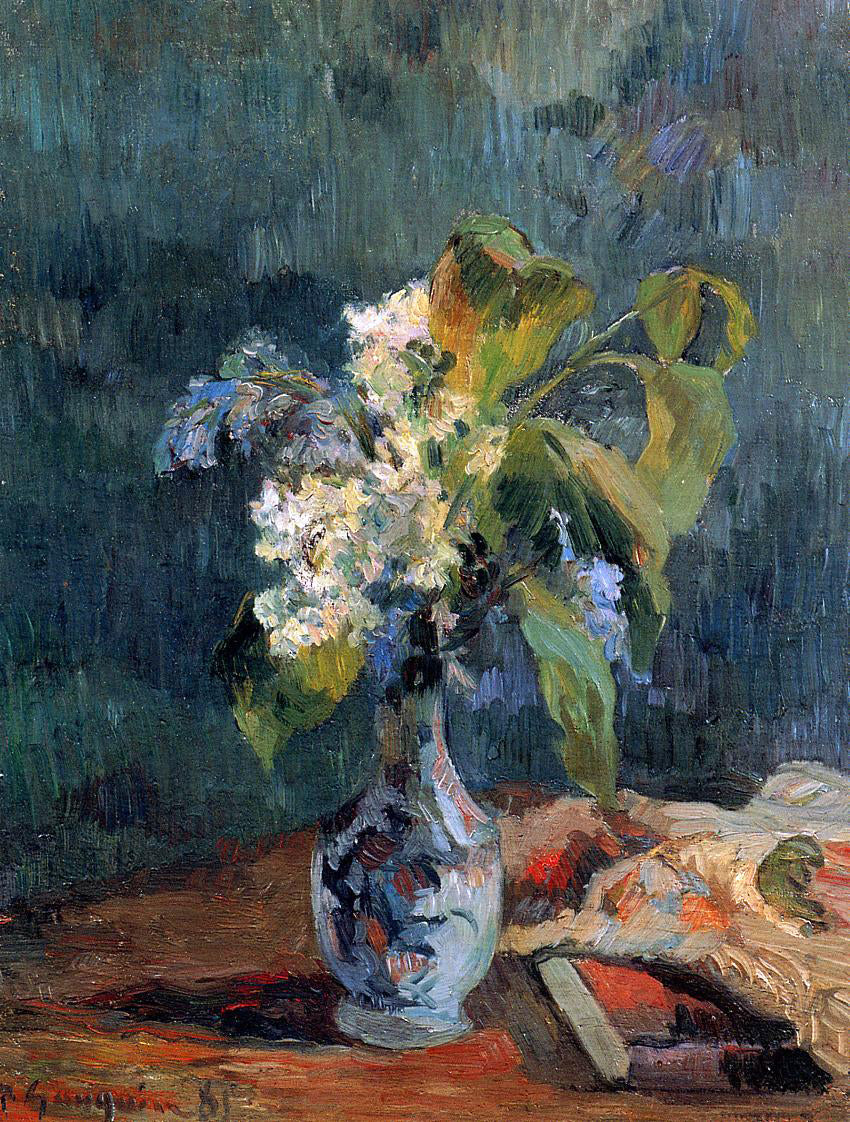 Paul Gauguin Lilac Bouquet - Hand Painted Oil Painting