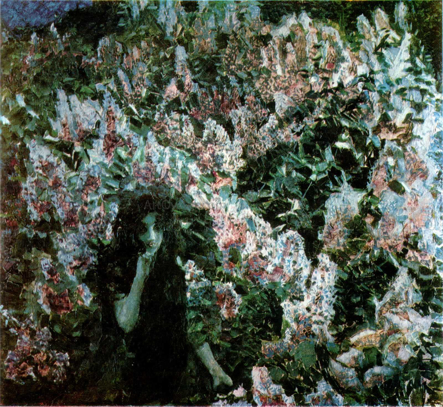 Michael Vrubel Lilac - Hand Painted Oil Painting