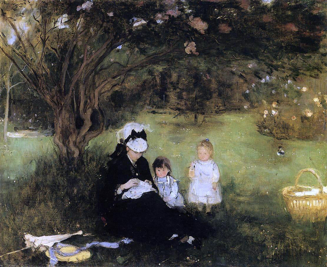 Berthe Morisot Lilacs at Maurecourt - Hand Painted Oil Painting