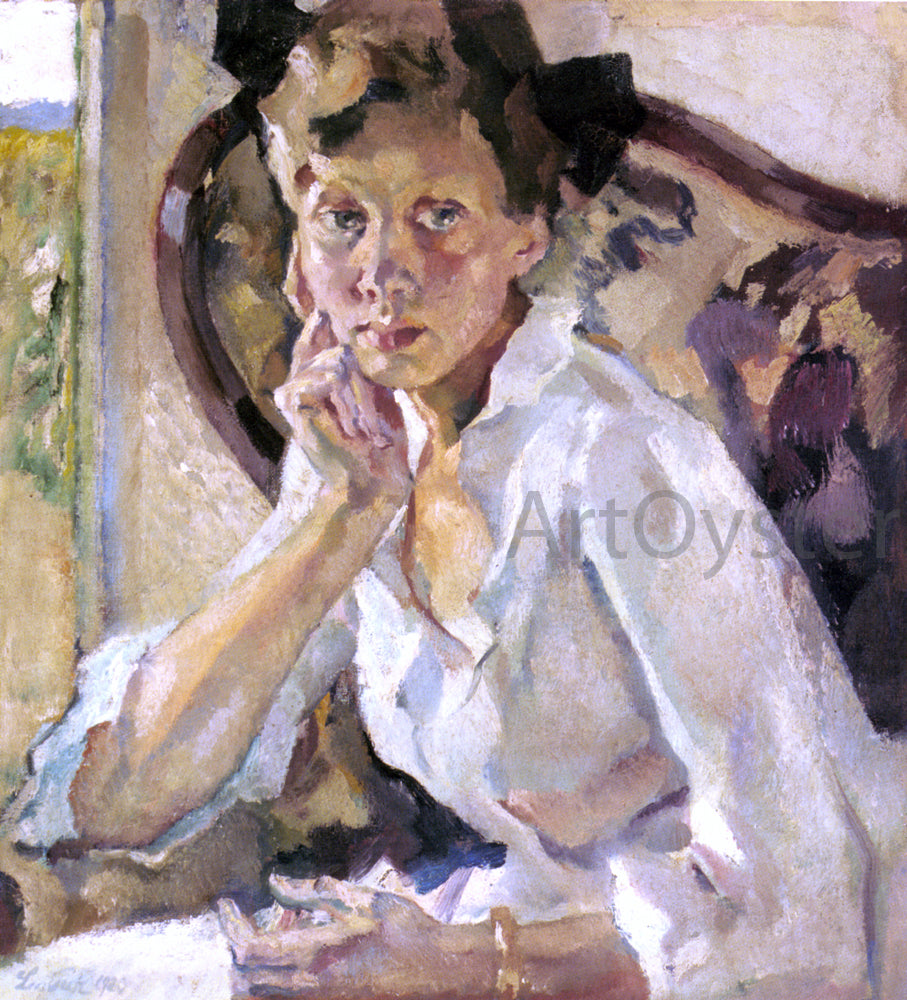 Leo Putz Lisl - Hand Painted Oil Painting