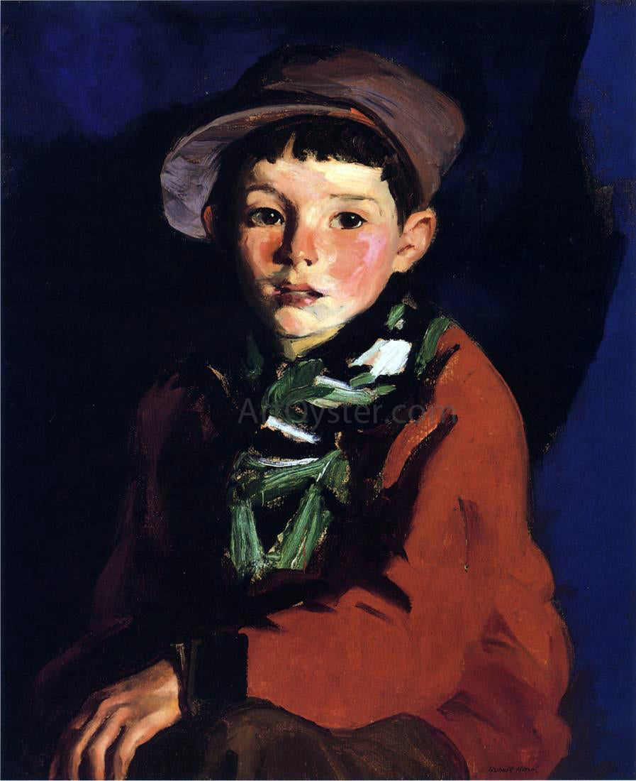 Robert Henri Listening Boy - Hand Painted Oil Painting