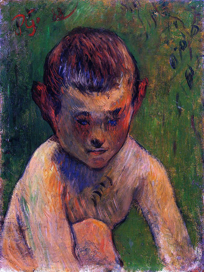Paul Gauguin Little Breton Bather - Hand Painted Oil Painting