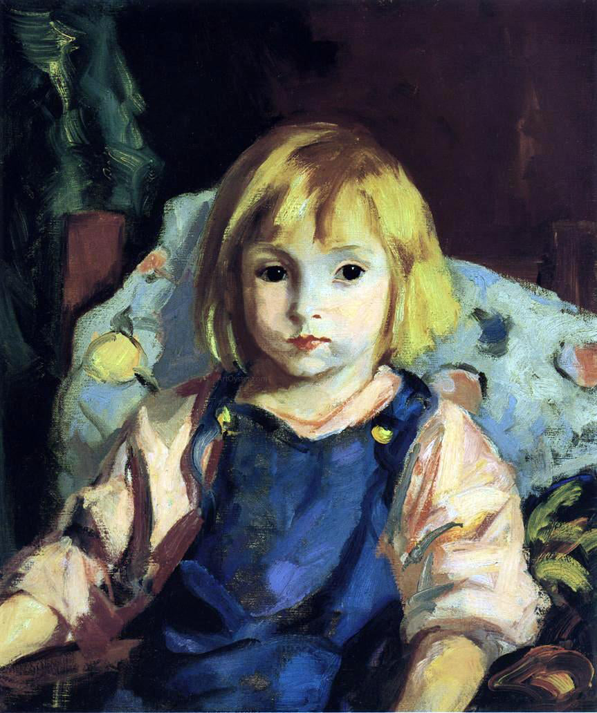 Robert Henri Little Carl (Karl Schleicher) - Hand Painted Oil Painting