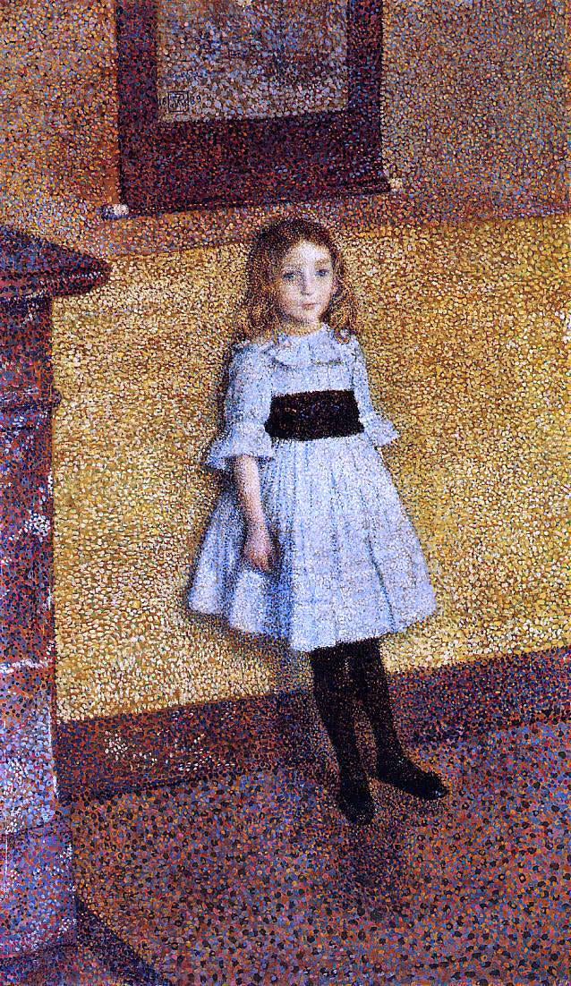 Theo Van Rysselberghe Little Denise - Hand Painted Oil Painting