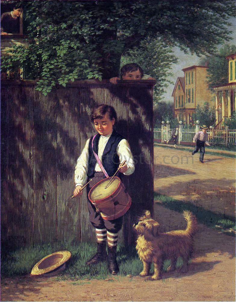  Samuel S Carr Little Drummer Boy - Hand Painted Oil Painting