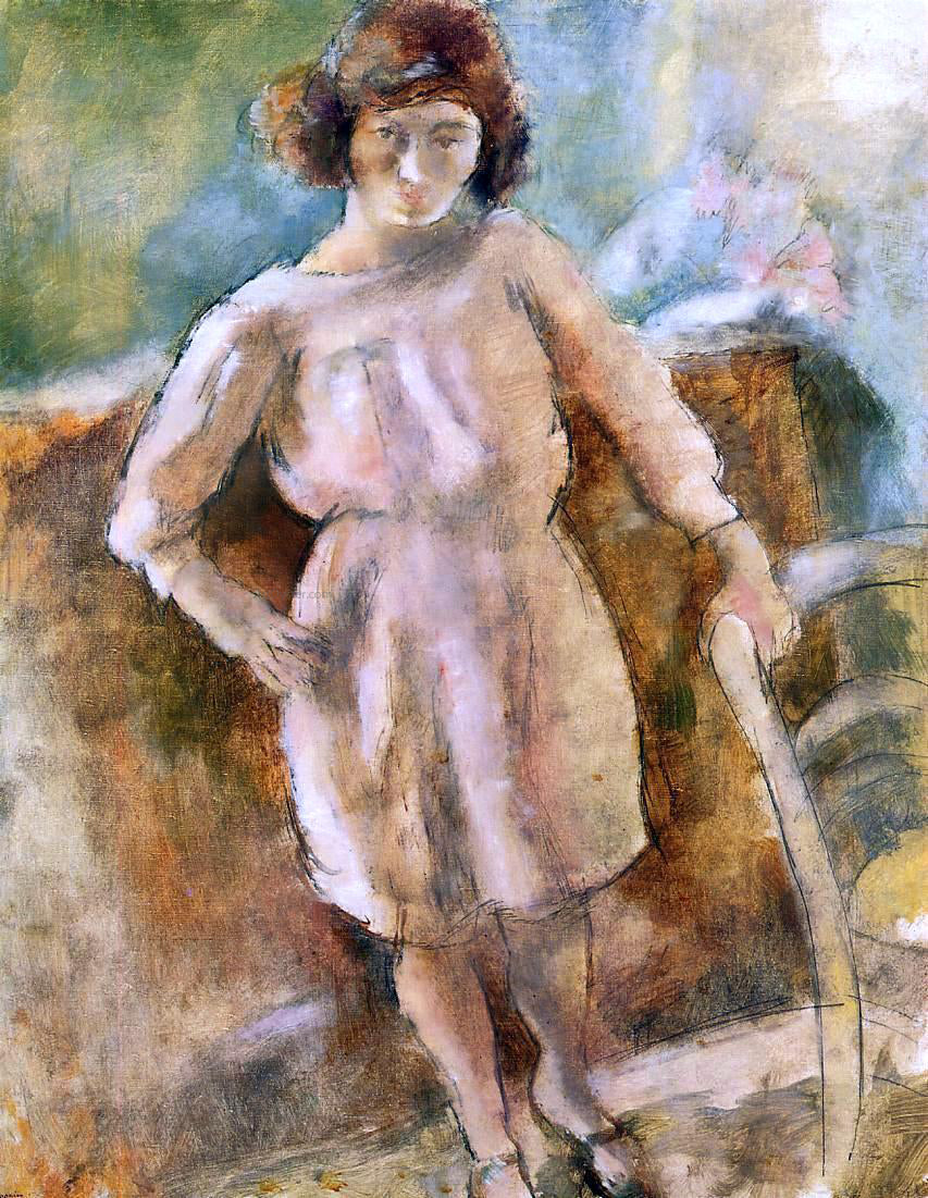 Jules Pascin Little Nana from Cassis - Hand Painted Oil Painting