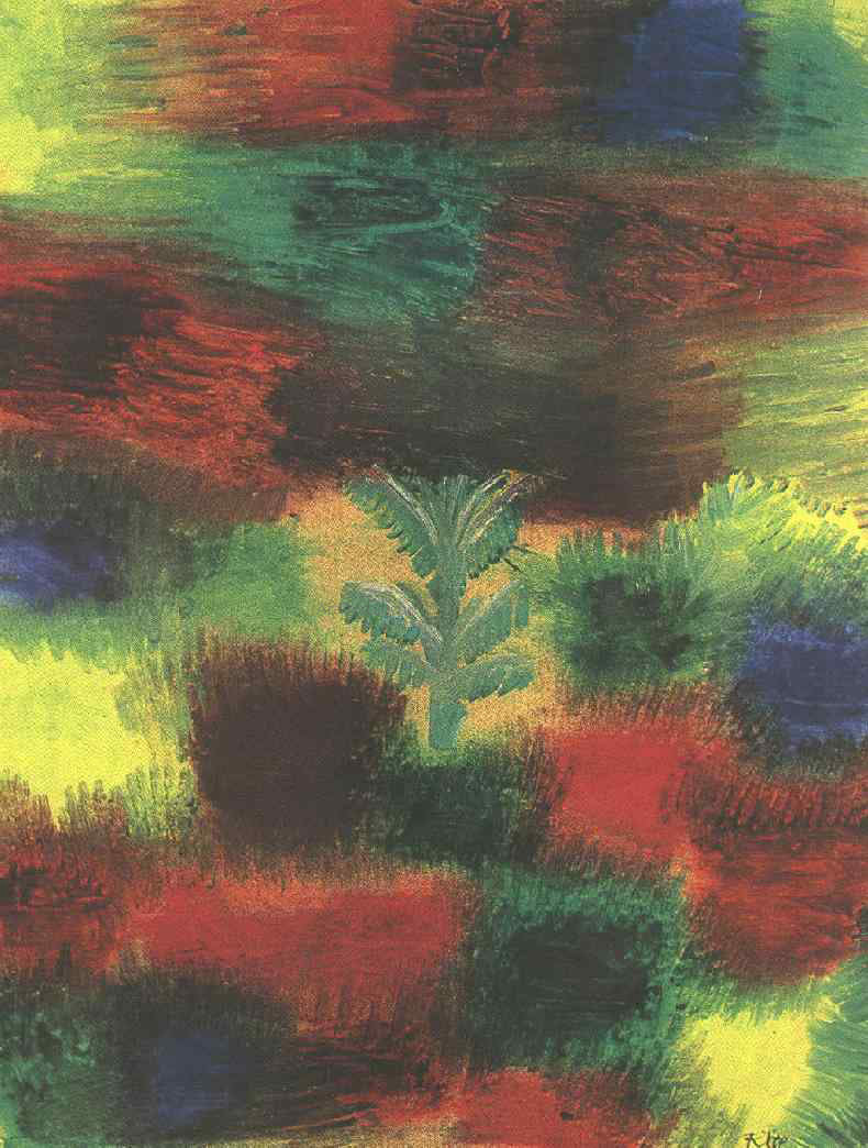  Paul Klee Little Tree Amid Shrubbery - Hand Painted Oil Painting