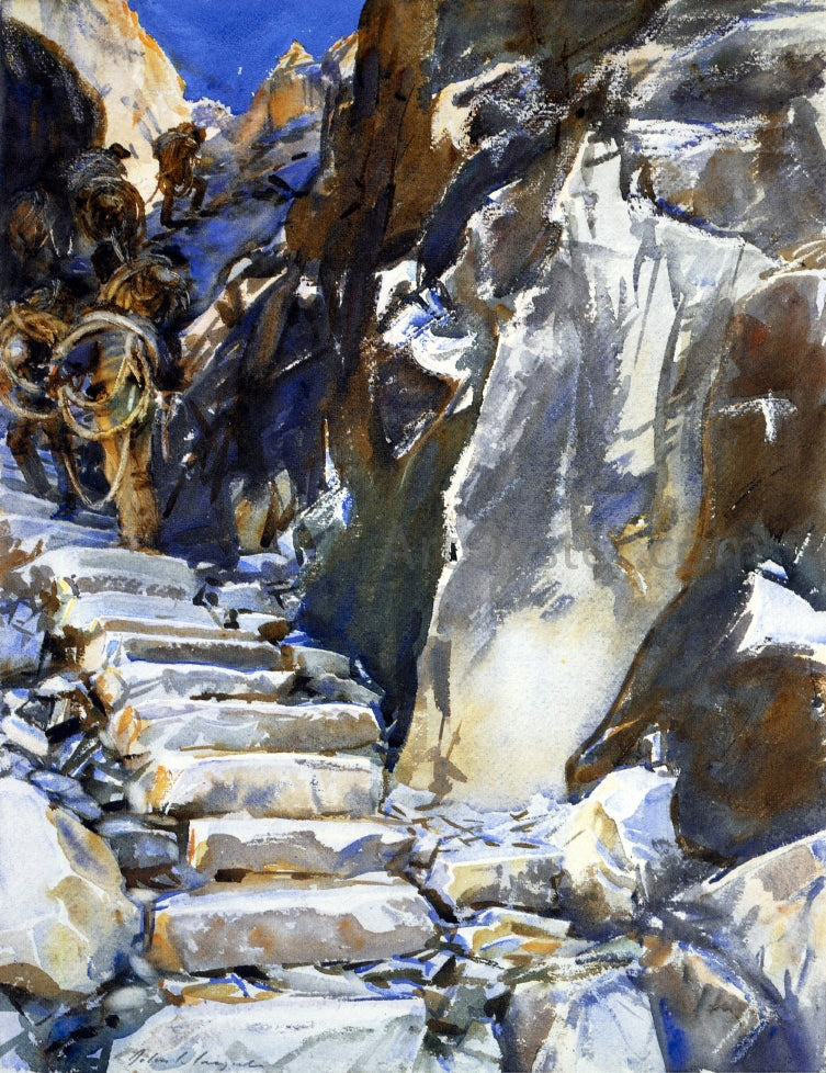 John Singer Sargent Lizzatori I - Hand Painted Oil Painting