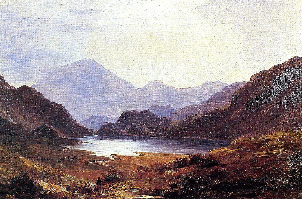 Russell Smith Llyn Dinas, Wales - Hand Painted Oil Painting