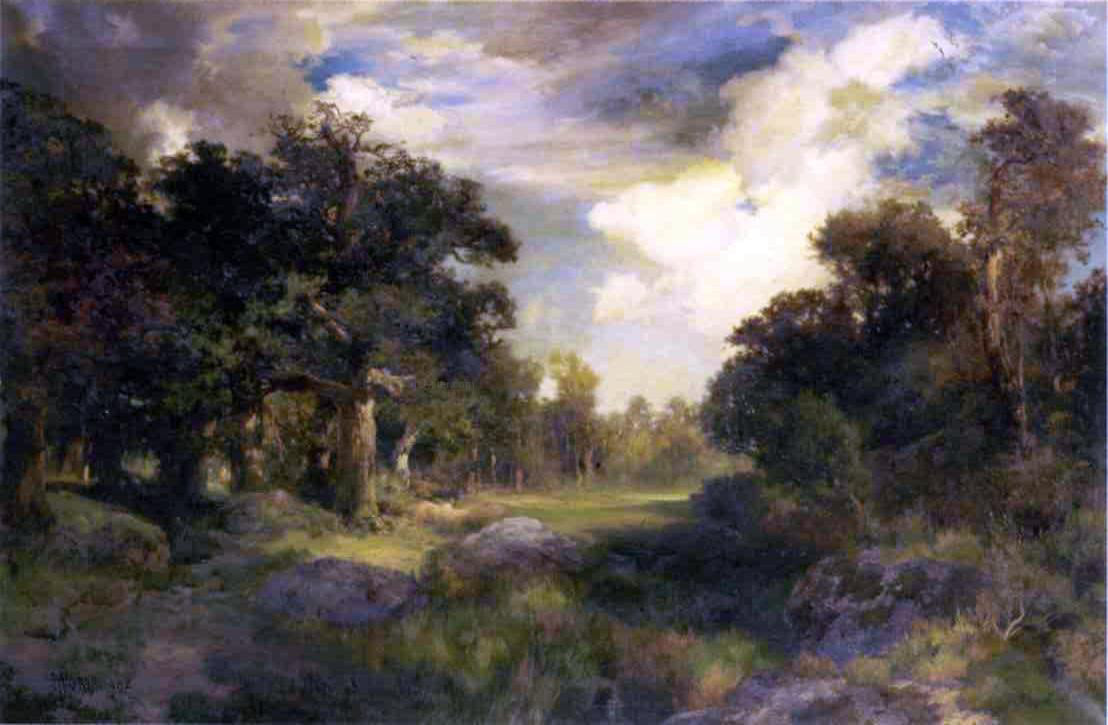 Thomas Moran Long Island Landscape - Hand Painted Oil Painting