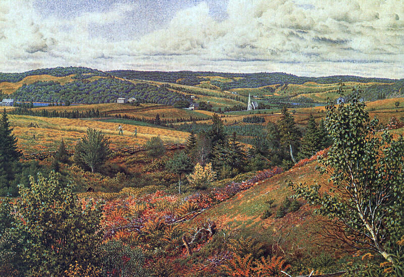 William Trost Richards Long Pond, Foot of Red Hill - Hand Painted Oil Painting