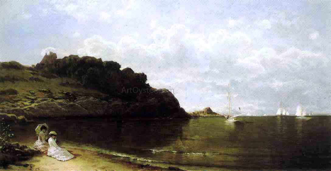 Alfred Thompson Bricher Looking out to Sea - Hand Painted Oil Painting