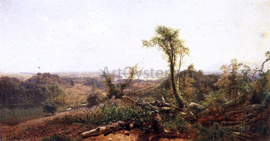  Arthur Parton Looking Southwest over Church's Farm from the Sienghenberg - Hand Painted Oil Painting