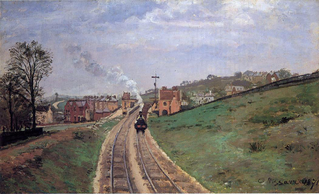 Camille Pissarro Lordship Lane Station, Dulwich - Hand Painted Oil Painting