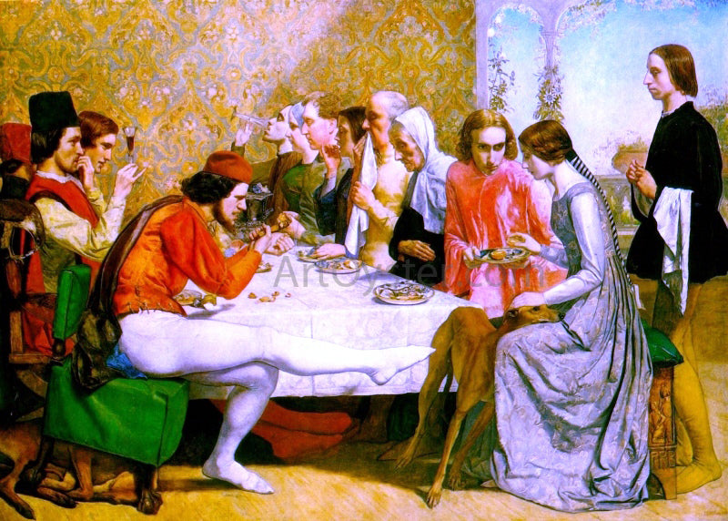 Sir Everett Millais Lorenzo and Isabella - Hand Painted Oil Painting