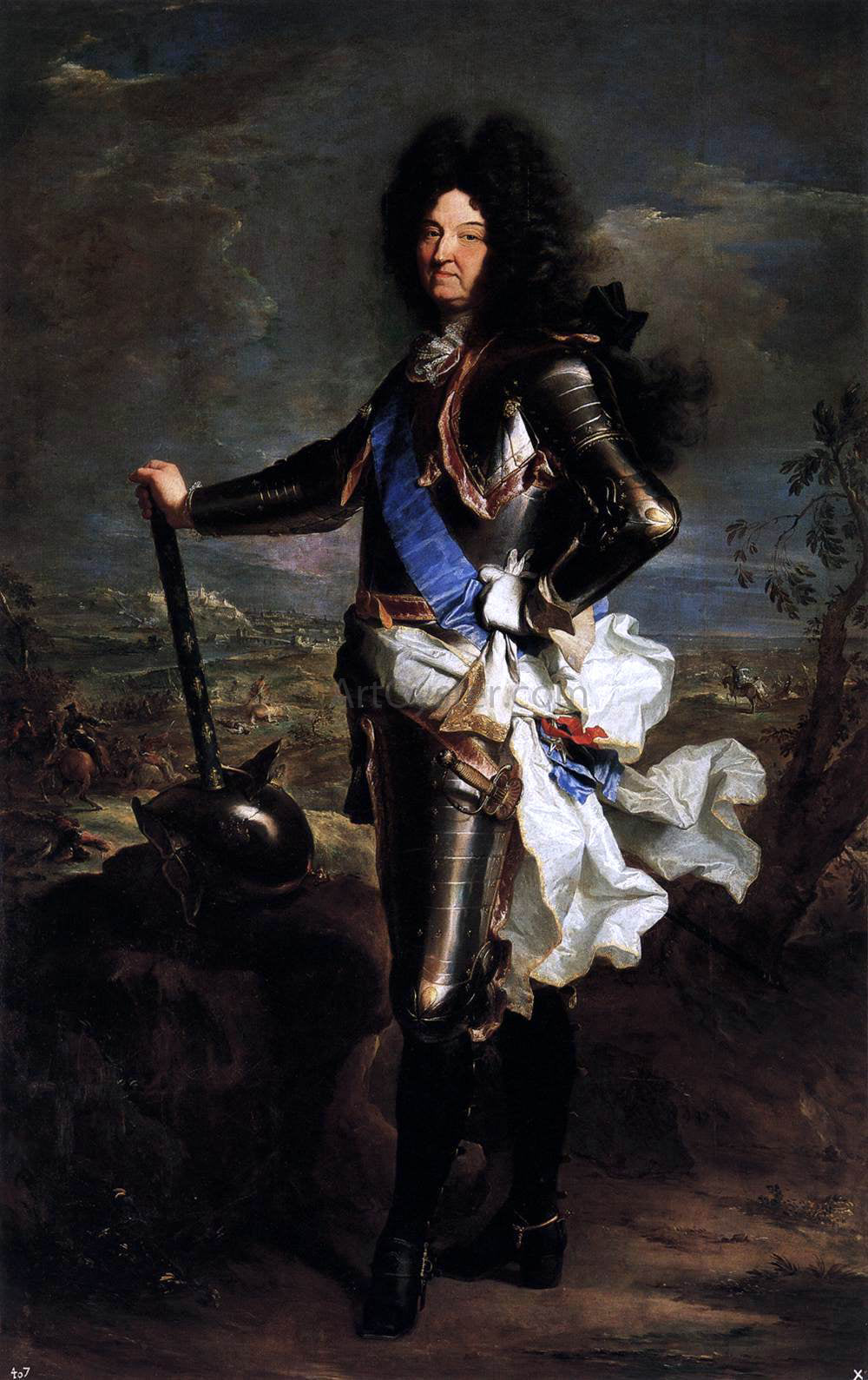Hyacinthe Rigaud Louis XIV - Hand Painted Oil Painting