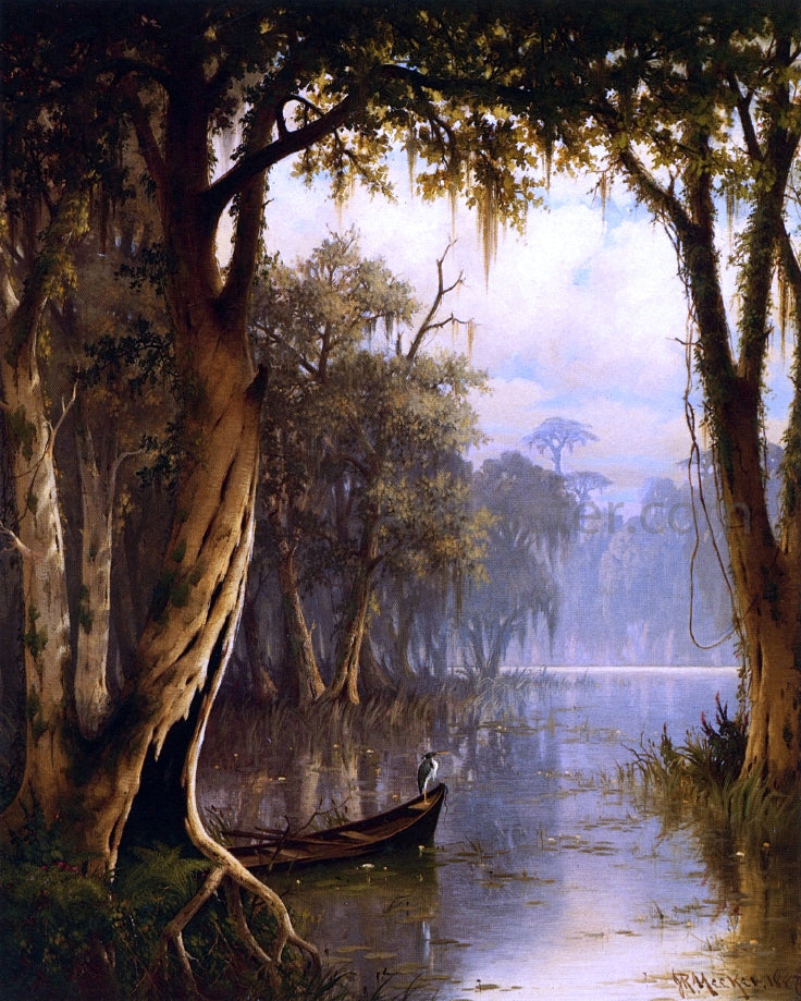Joseph R Meeker Louisiana Bayou - Hand Painted Oil Painting
