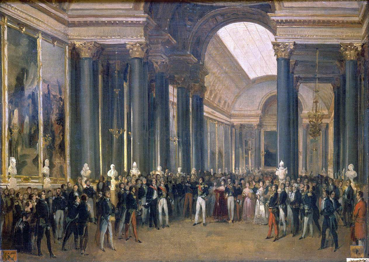 Francois-Joseph Heim Louis-Philippe Opening the Galerie des Batailles, 10 June 1837 - Hand Painted Oil Painting